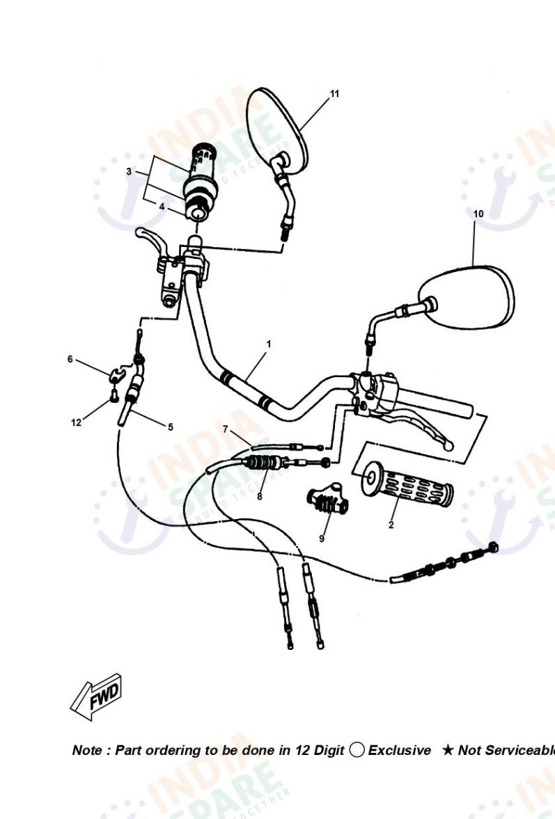 STEERING HANDLE CABLE